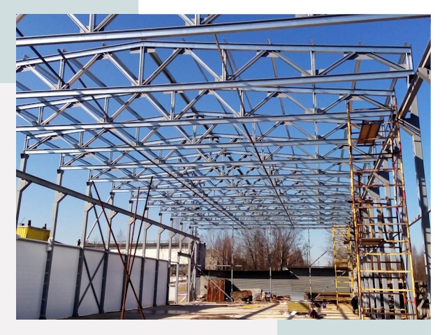 Строительство цехов в Пермь от 643 руб. под ключ