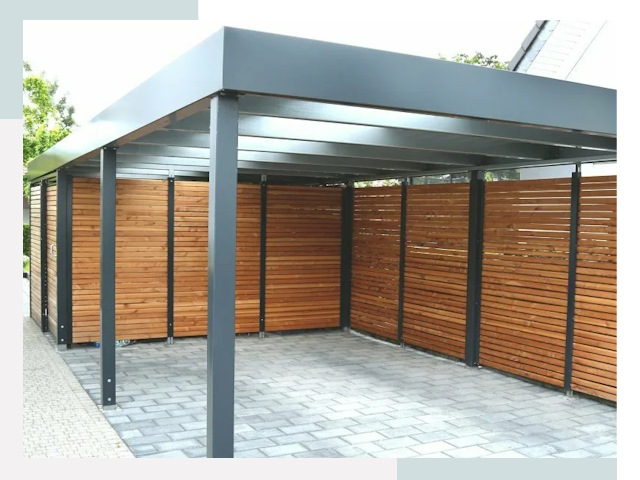 Навесы для парковки в Перми