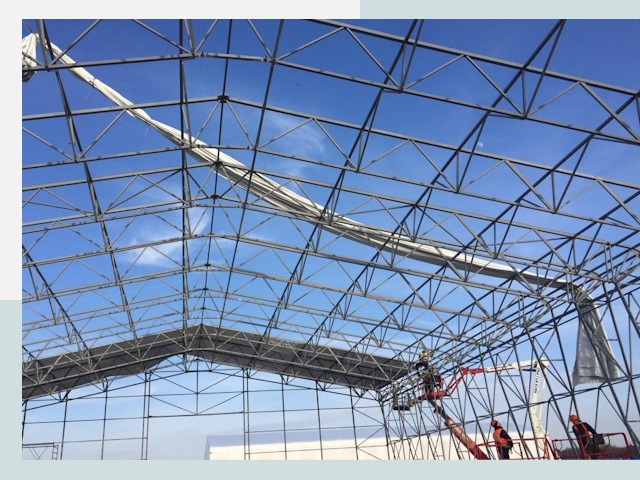 Шатровые ангары от 643 руб. в Перми и Пермском крае