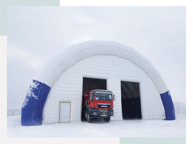 Мобильные ангары в Перми