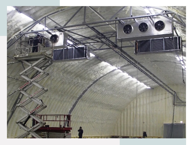 Оснащение ангаров в Перми